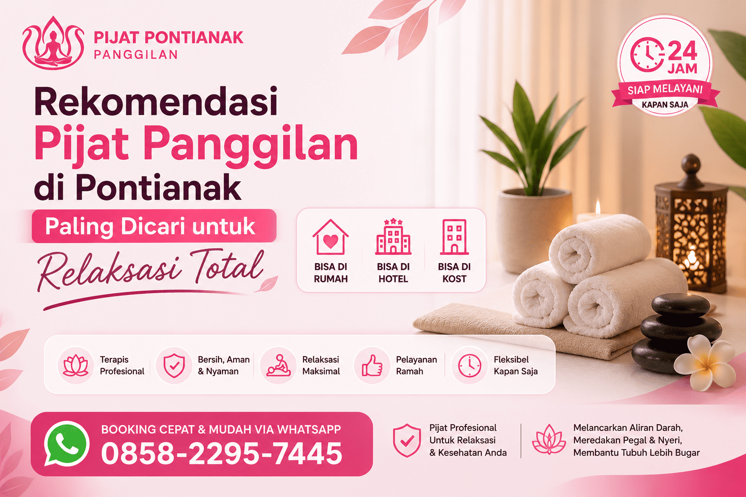 Rekomendasi Pijat Panggilan di Pontianak Paling Dicari untuk Relaksasi Total